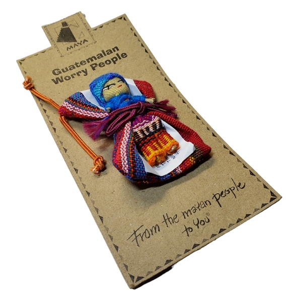 Guatemalan Worry People Mayan Craft Doll - Picture 2 of 3